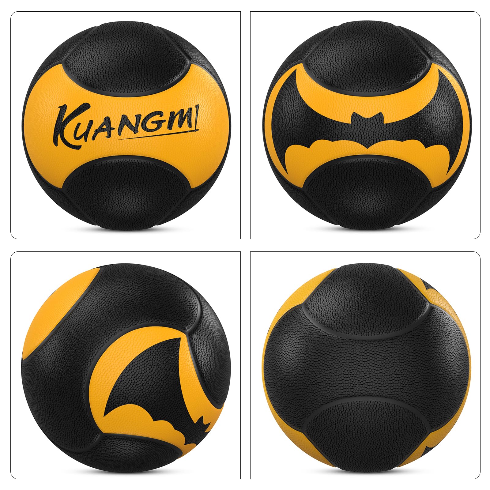 Kuangmi Bat Basketball, Men's Official Size 7 (29.5"), Streetball for Indoor and Outdoor
