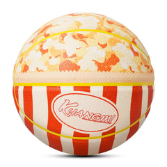 Kuangmi Popcorn Basketball, Size 7 (29.5"), Hygroscopic PU Leather