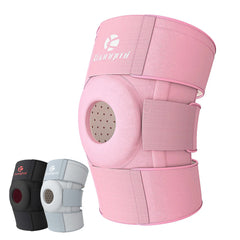 Kuangmi Knee Brace - Side Stabilizers & Gel Pad | Adjustable Compression