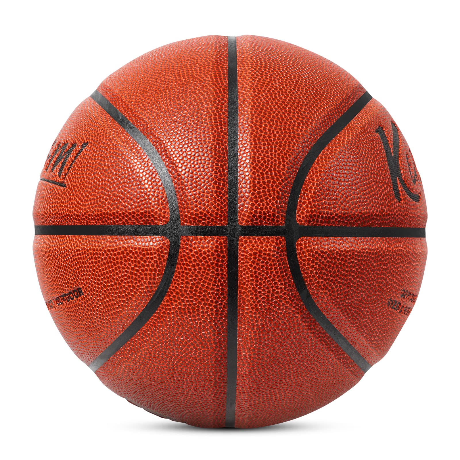 Kuangmi Official Size Basketball - Indoor Outdoor Composite Leather Ball (All Sizes)