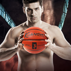 Kuangmi Official Size Basketball - Indoor Outdoor Composite Leather Ball (All Sizes)