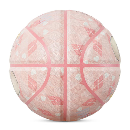 Kuangmi Cats Pattern Kids Pink Basketball – Junior Boys/Girls Indoor Outdoor Play