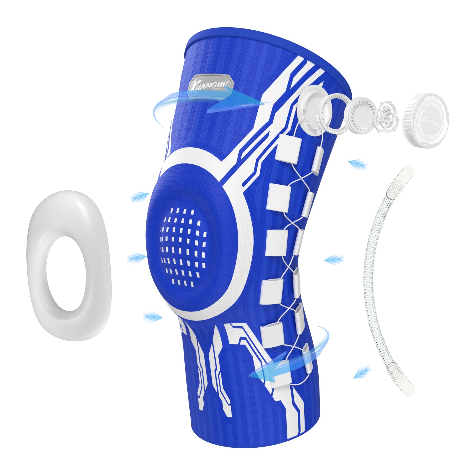 Kuangmi® Férula de Joelho Inteligente - Padrão (Botão ETIE)