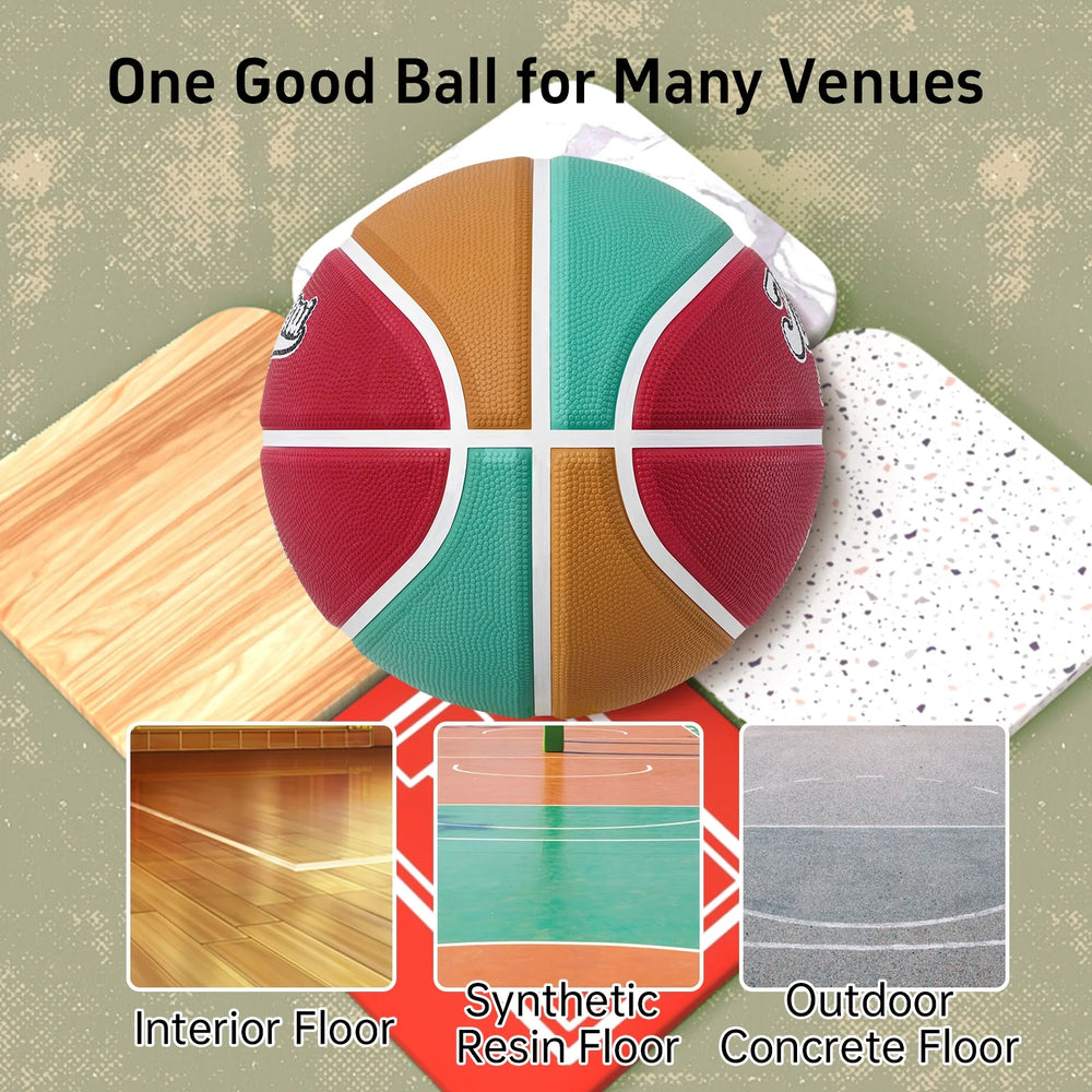 Kuangmi Greenish Yellow American Style Indoor Basketball applicable scenarios
